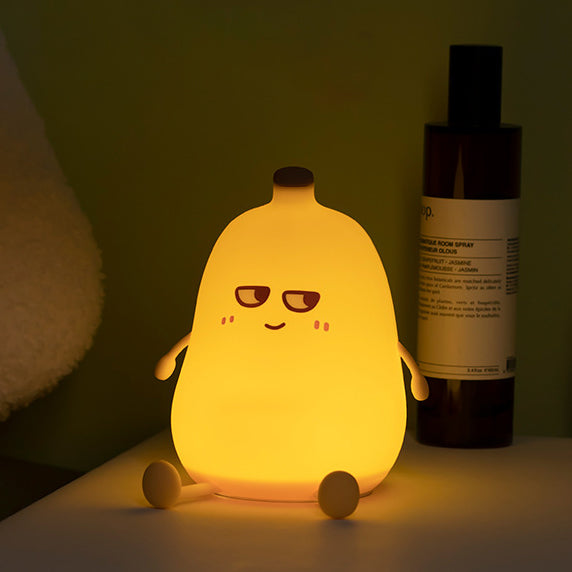 Squishy Silicone Banana LED Night Light - Perfect Gift for Kids and Girls