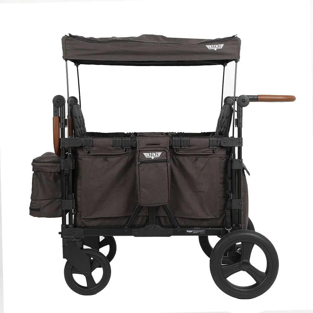 Keenz XC+ Luxury Comfort Stroller Wagon 4 Passenger - Black