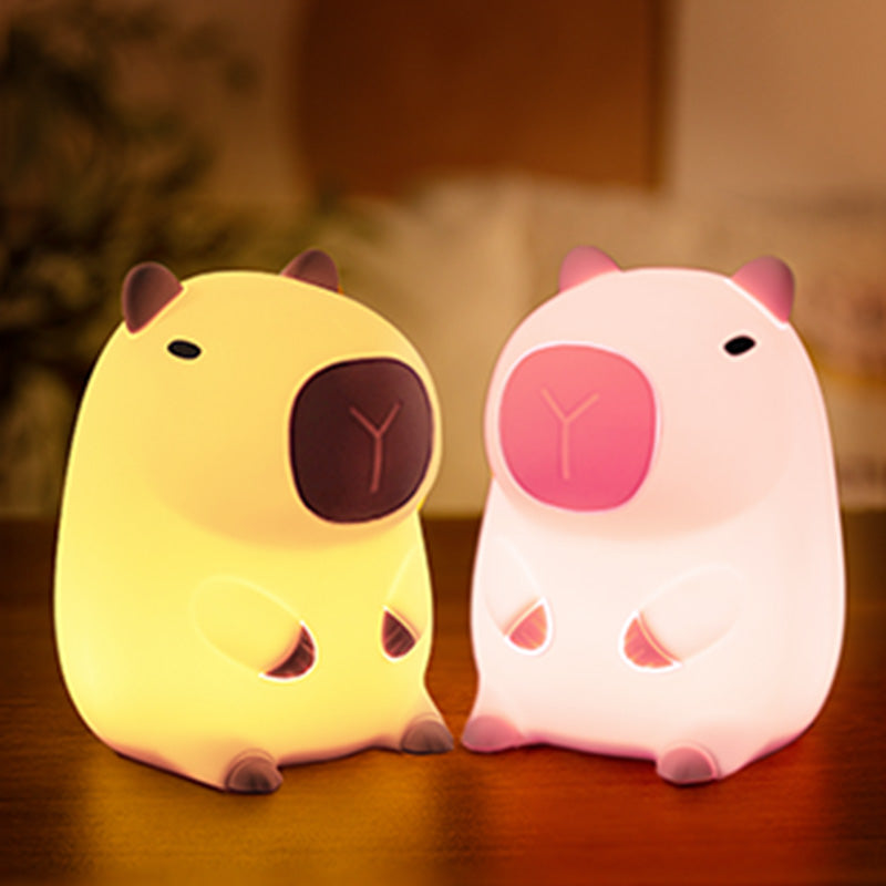 MeWaii®  Capybara Pairing Squishy Night Light - Perfect Gift for Kids and Girls