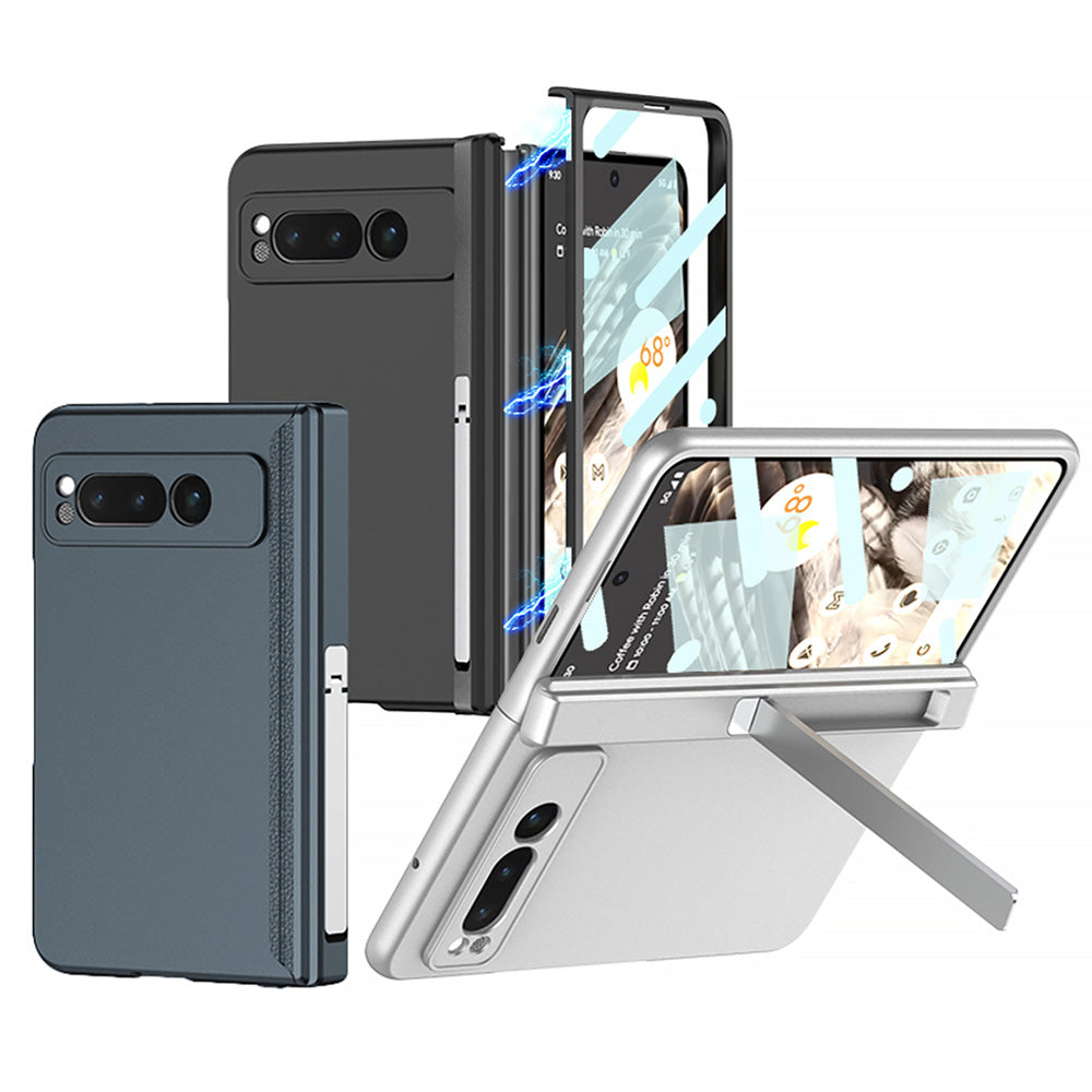 Magnetic All-inclusive Case With Tempered Film For Google Pixel 9 Pro Fold With Damped Folding Bracket