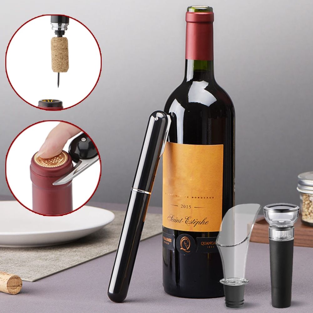 Air Pressure Wine Corkscrew