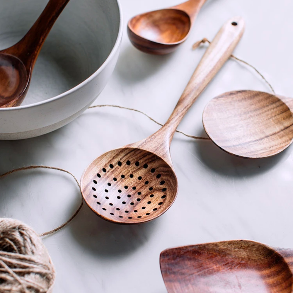 Wooden Utensils Set