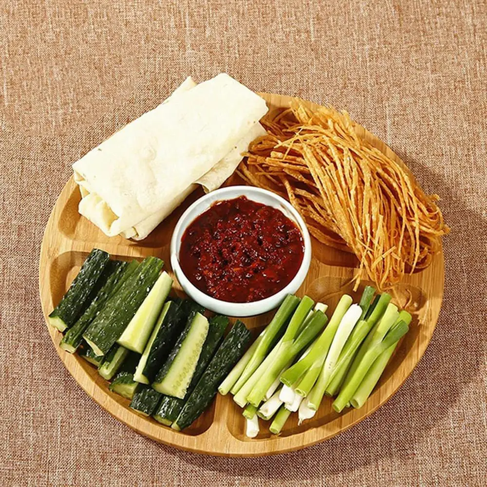 Bamboo Snack Serving Tray