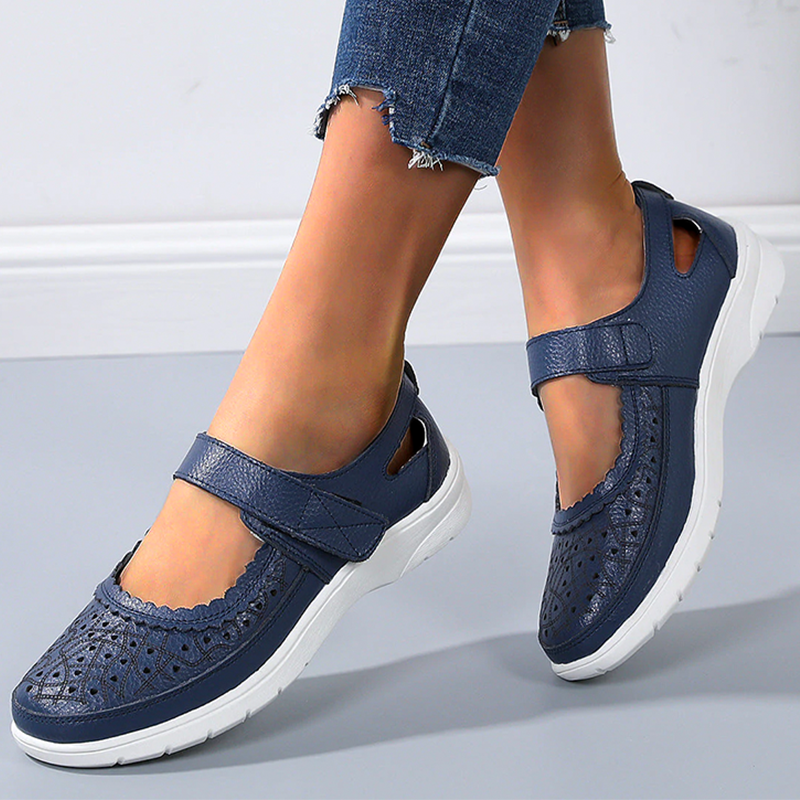 Owlkay Cutout Comfort Soft Sole Casual Shoes