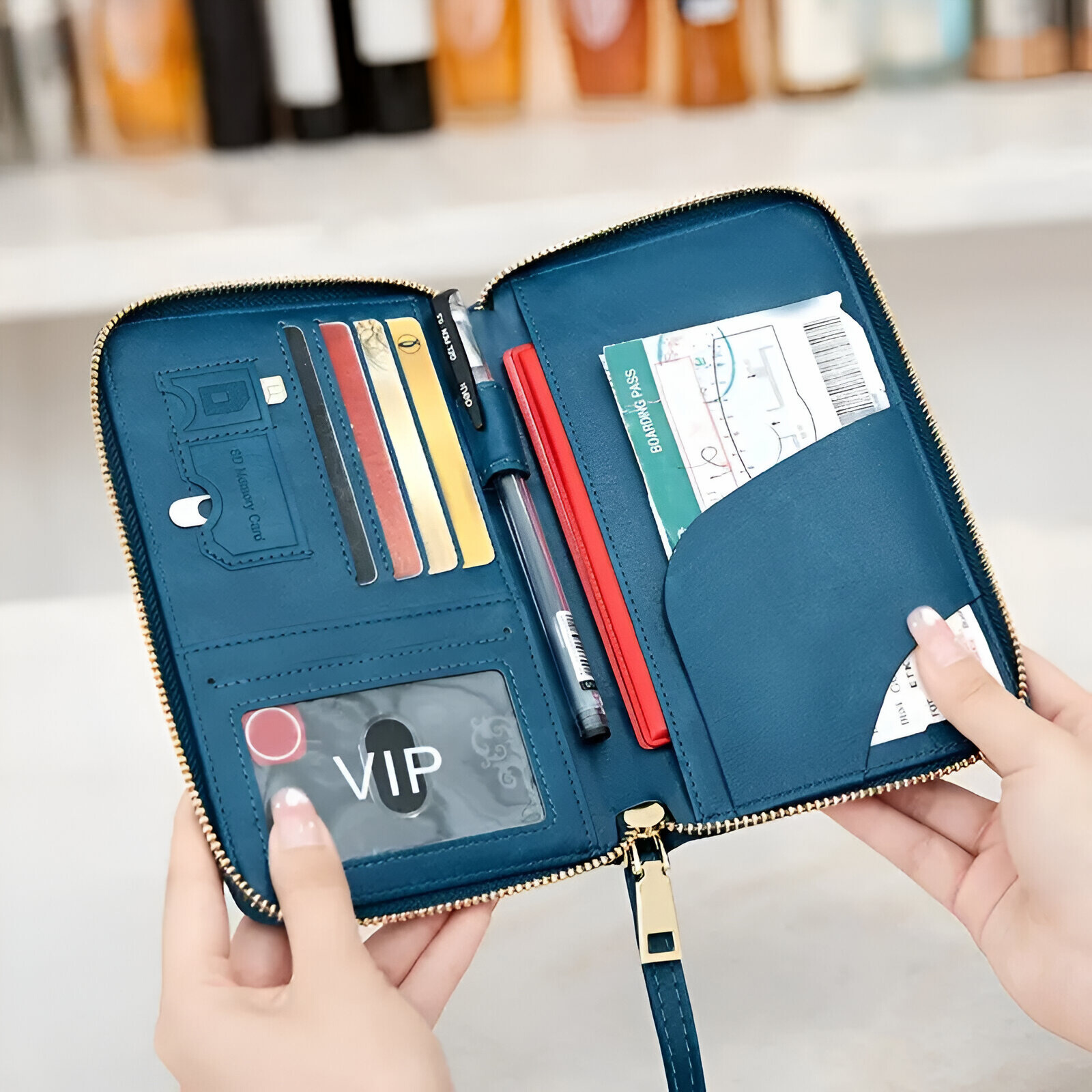 RFID Travel Passport Holder