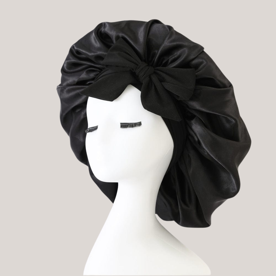 Smooth-Night by Centuras Premium™ (Double Layer Hair Bonnet with Magic Tie Band)