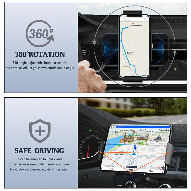 Automatic Clamping Car Wireless Charger for Galaxy Z Fold 3 2 Note20 S22 S21 S20 iPhone 13 12 11 XS Max Air Vent Mount Phone Holder