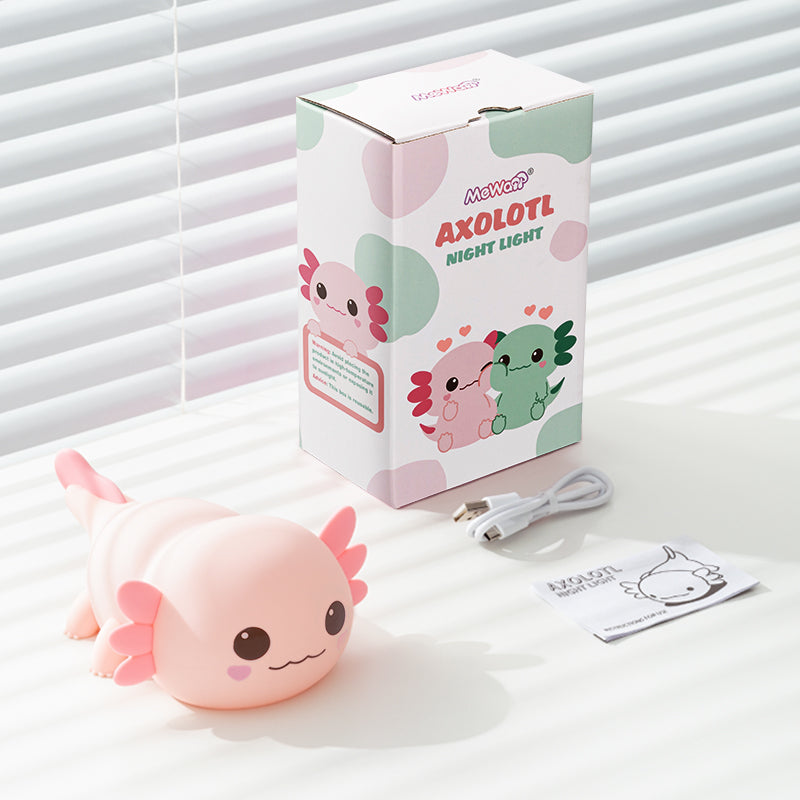 MeWaii® Pairing Axolotl&Capybara Gift Set Squishy Night Light - Perfect Gift