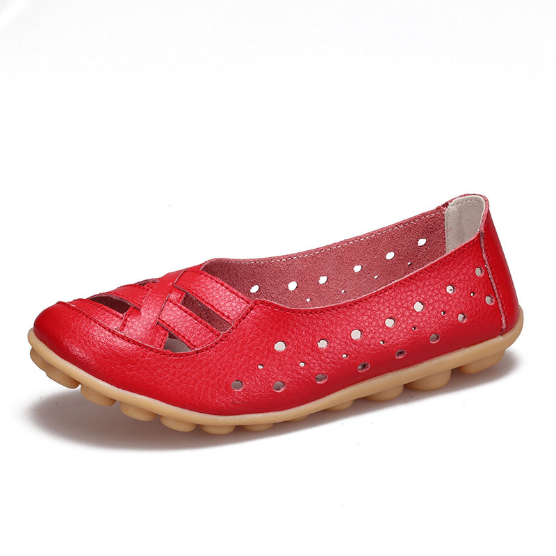 Embrace Summer Elegance with Owlkay Summer Flat-bottomed Sandals Hollow Women's Shoes