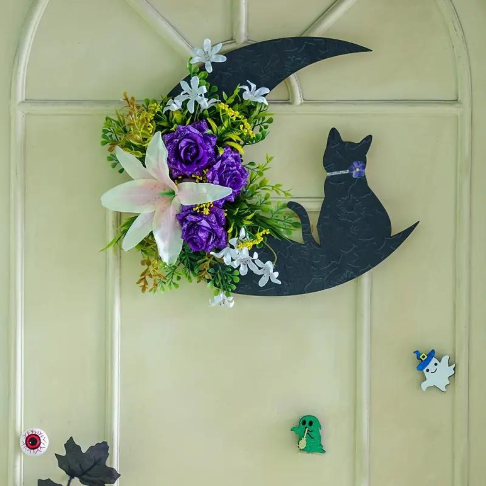 Black Cat Wreath