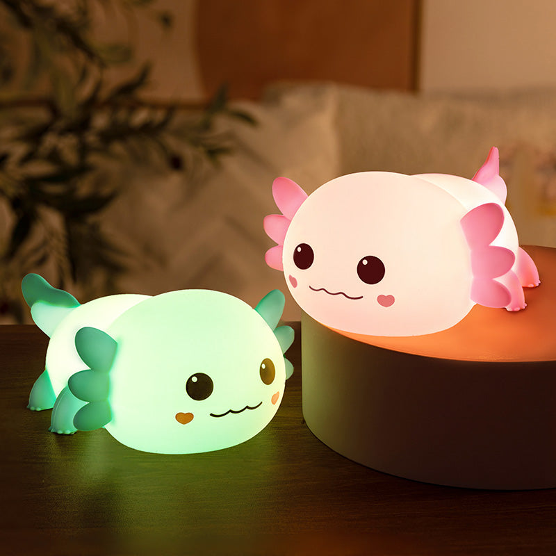 MeWaii® Pairing Axolotl&Capybara Gift Set Squishy Night Light - Perfect Gift