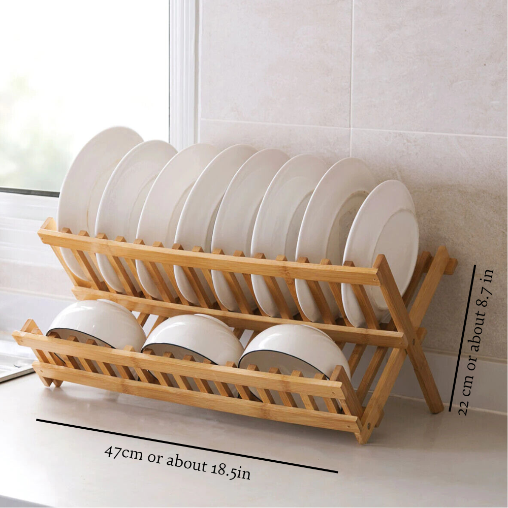 Bamboo Kitchen Drying Stand