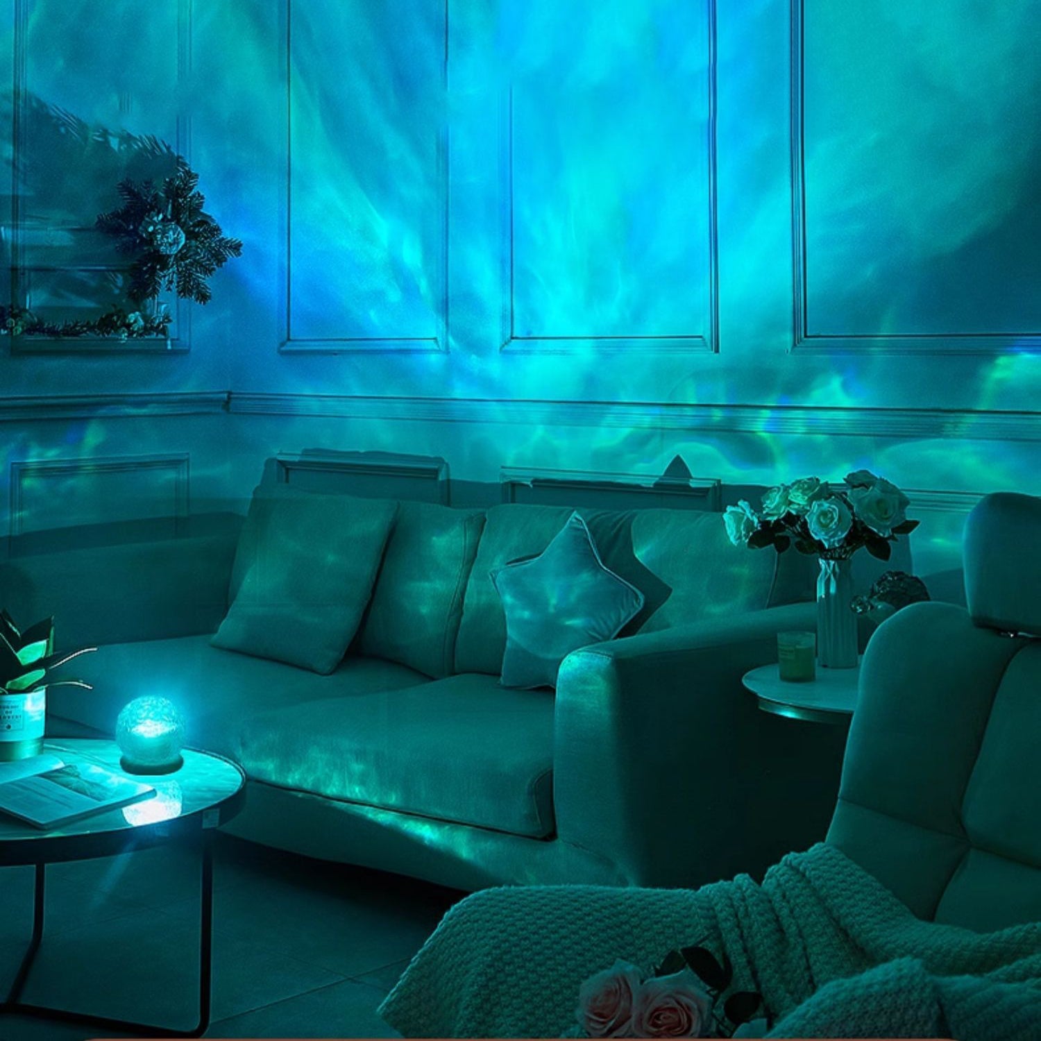 Sphere Style Ocean Lamp Wave Projector Light Atmosphere