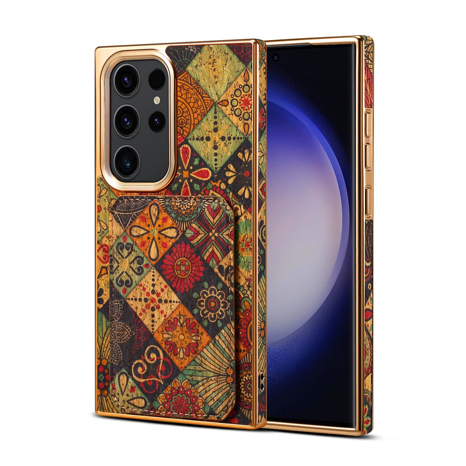 Bohemia Retro Anti-fall Protective Galaxy Phone Case