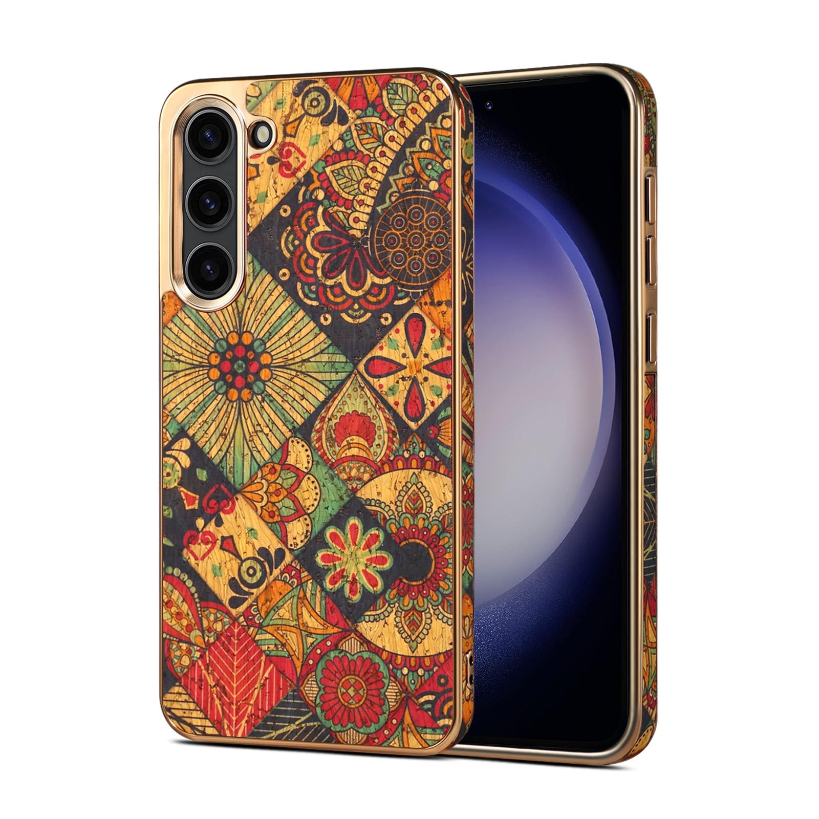 Bohemia Retro Anti-fall Protective Galaxy Phone Case