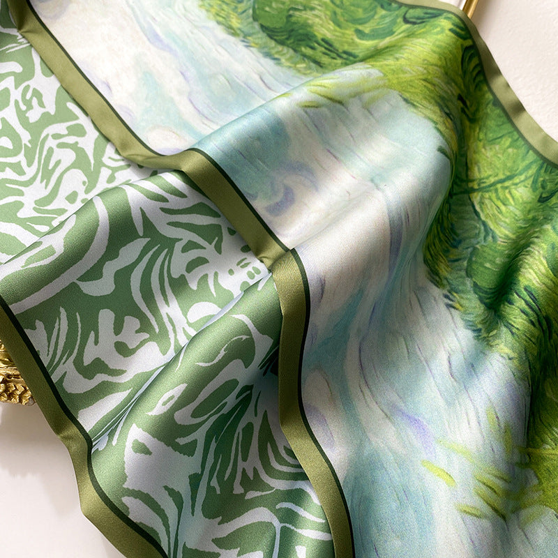 Jungle Foulard Long (100% Silk - 150x15cm)