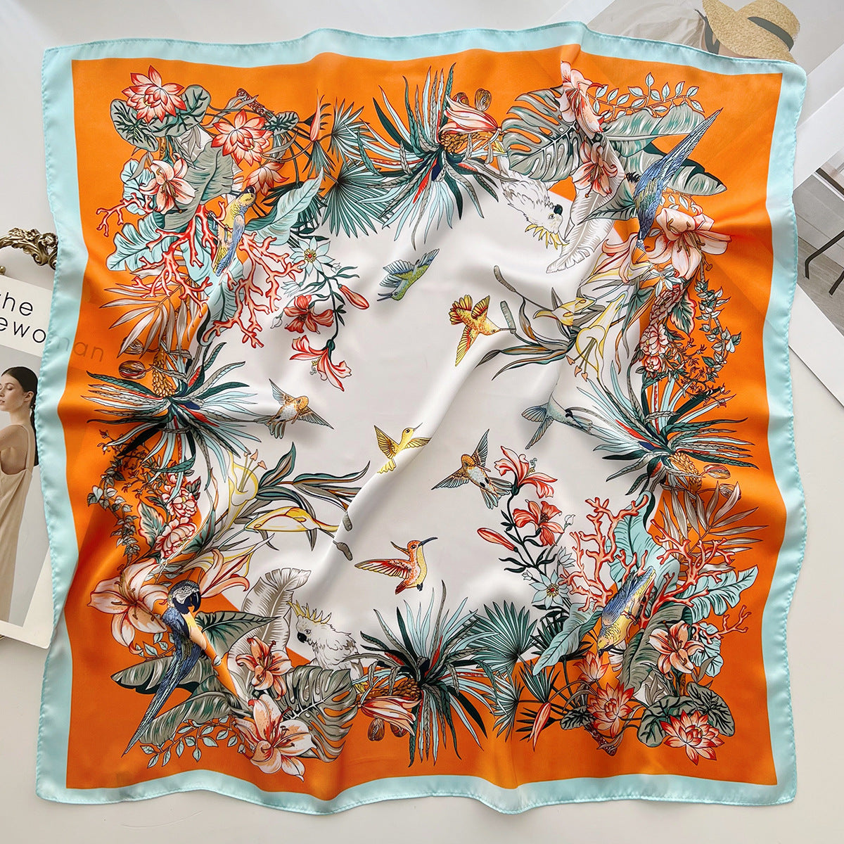 Cecile Foulard (100% Silk - 68cm)