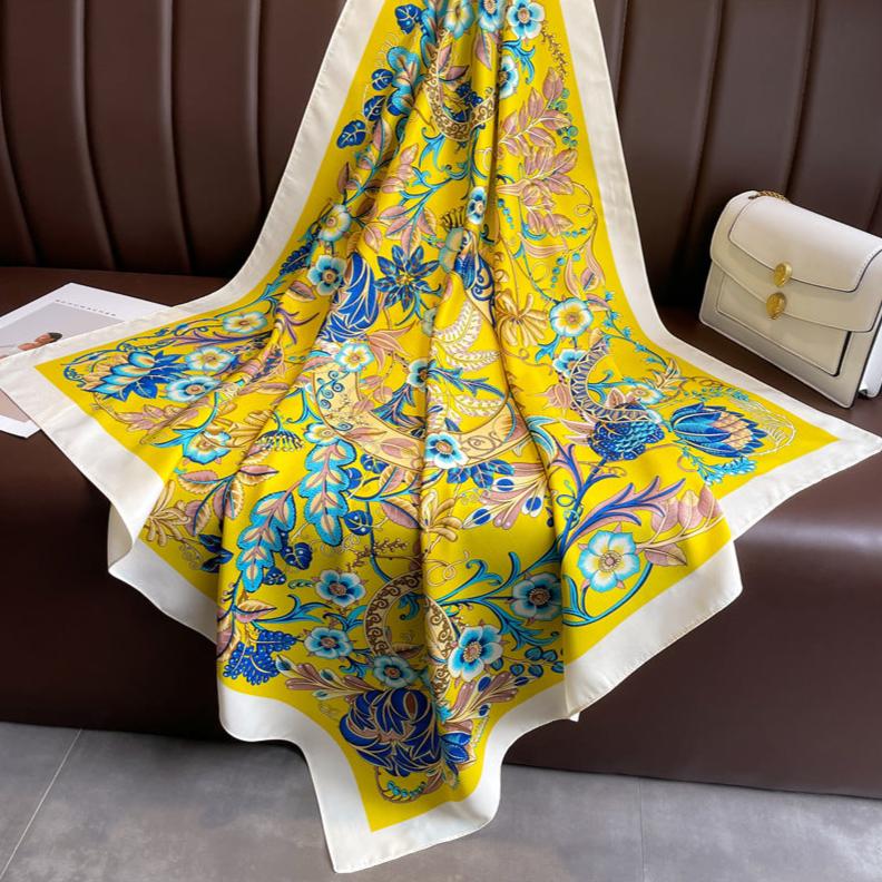 Claudiette Foulard (88cm - 100% Silk)