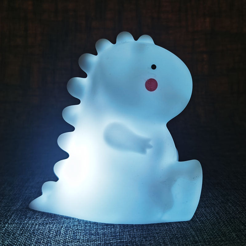 Squishy Silicone Baby Dinosaur LED Night Light - Perfect Gift for Kids and Girls