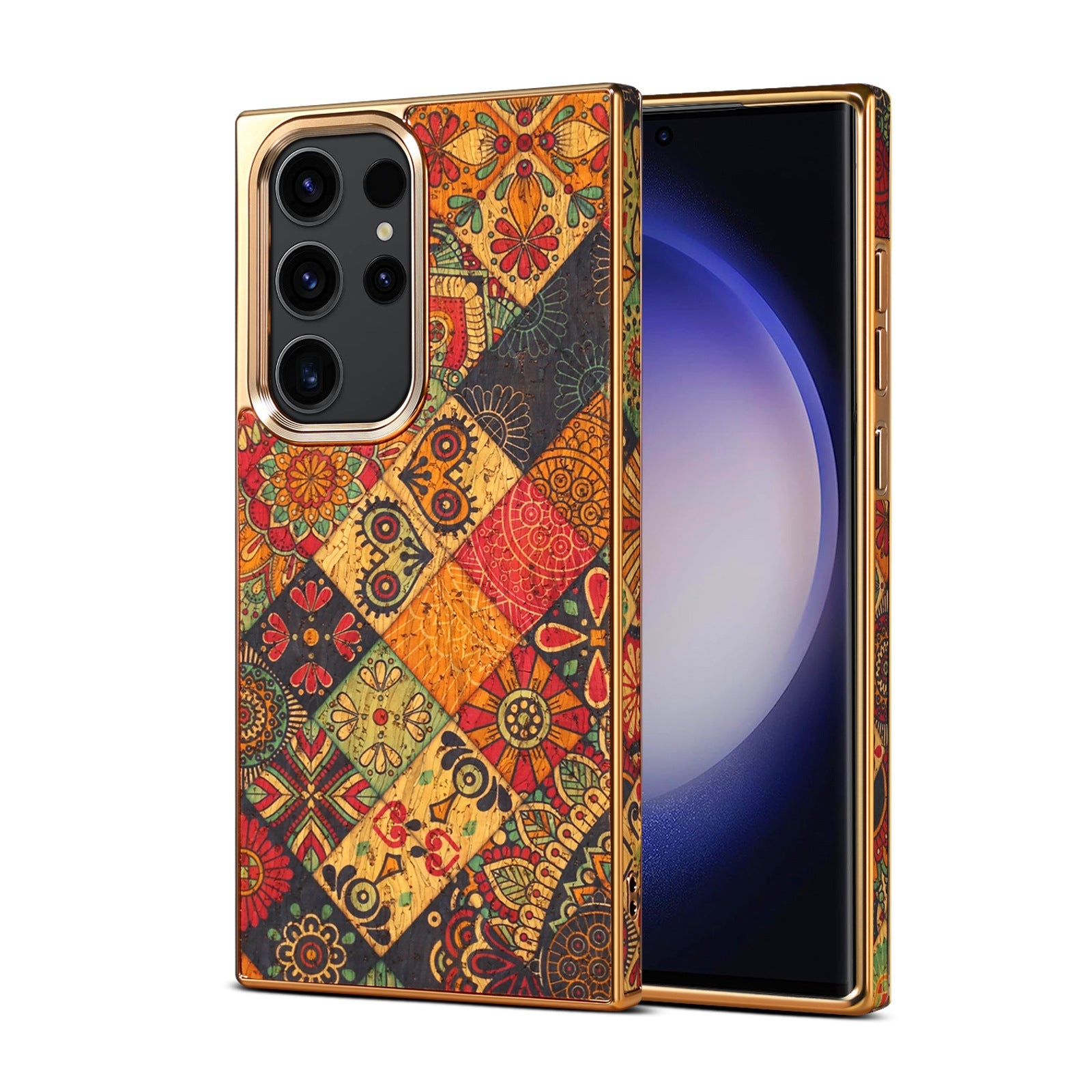 Bohemia Retro Anti-fall Protective Galaxy Phone Case