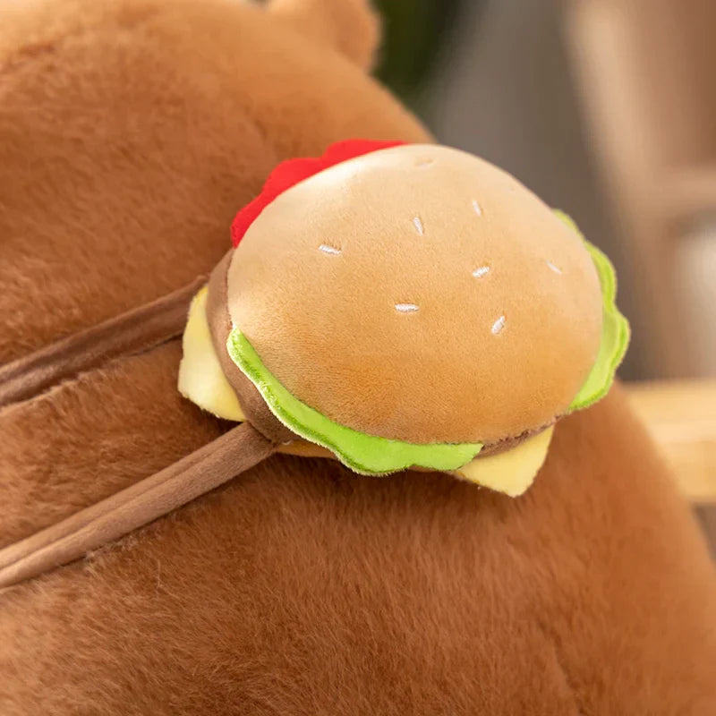 Fluffy Capybara Burger Bag Plushies | NEW