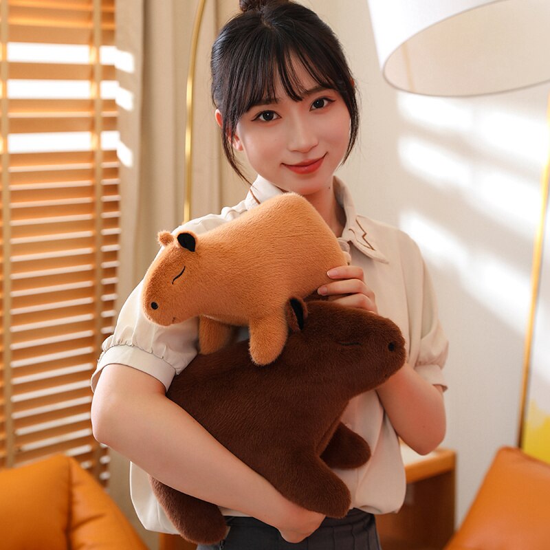 Capybara Plushie Stuffed Animal Cute Plush Pillow Squishy Toy