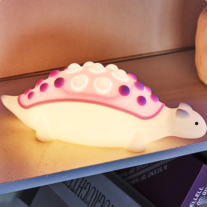 MeWaii® Squishy Silicone Dinosaur LED Night Light - Perfect Gift for Kids and Girls