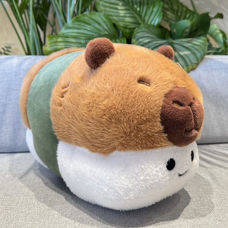 French Fries & Sushi Capybara Plush Toy Birthday Pillow Gift Capybara Doll