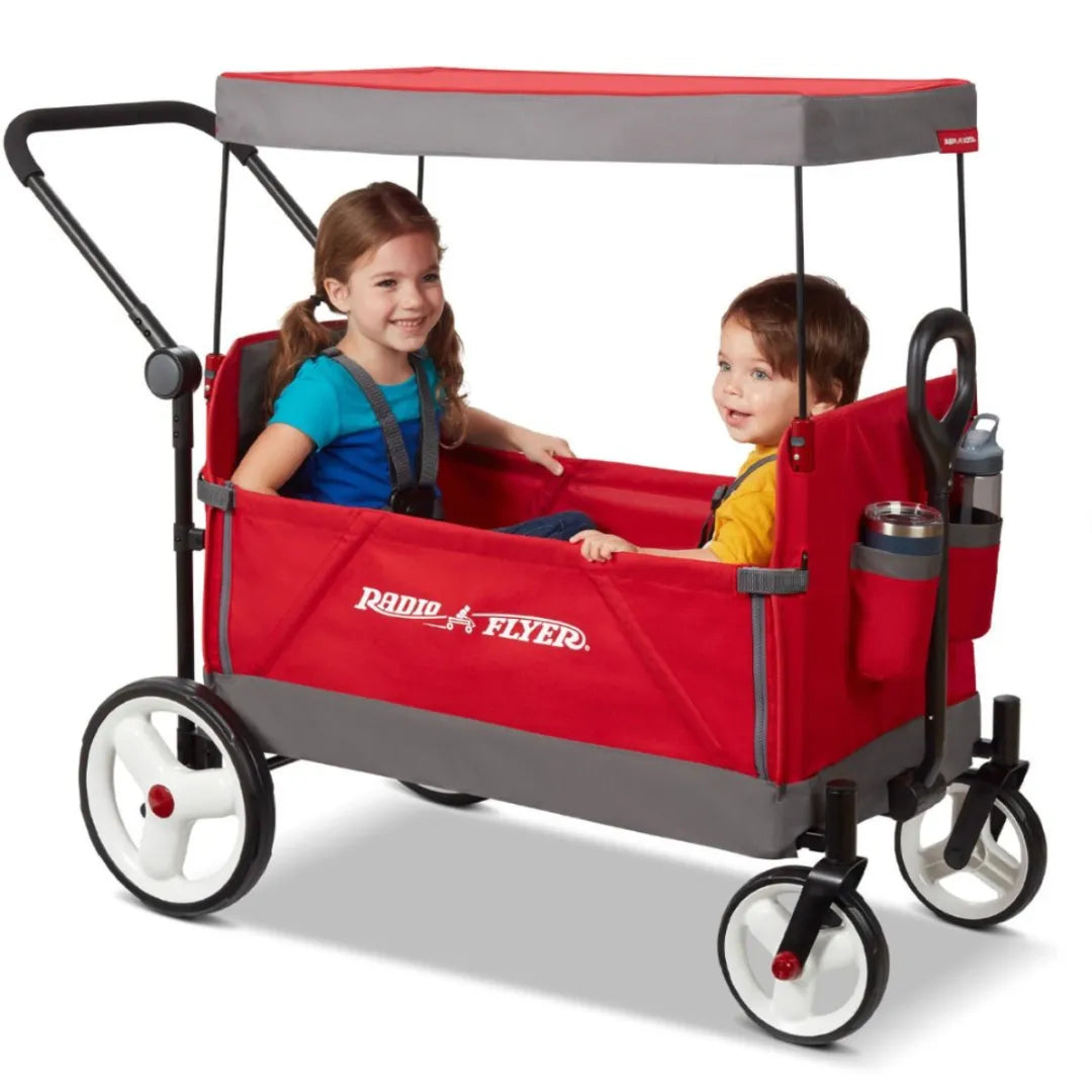 Convertible Stroller Wagon - Red