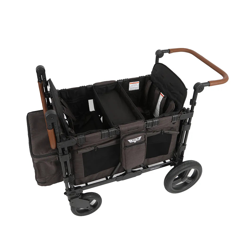 Keenz XC+ Luxury Comfort Stroller Wagon 4 Passenger - Black