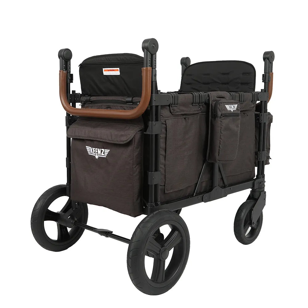 Keenz XC+ Luxury Comfort Stroller Wagon 4 Passenger - Black