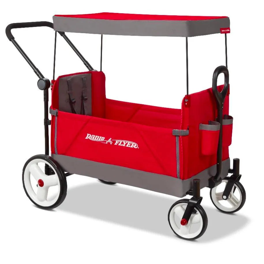 Convertible Stroller Wagon - Red