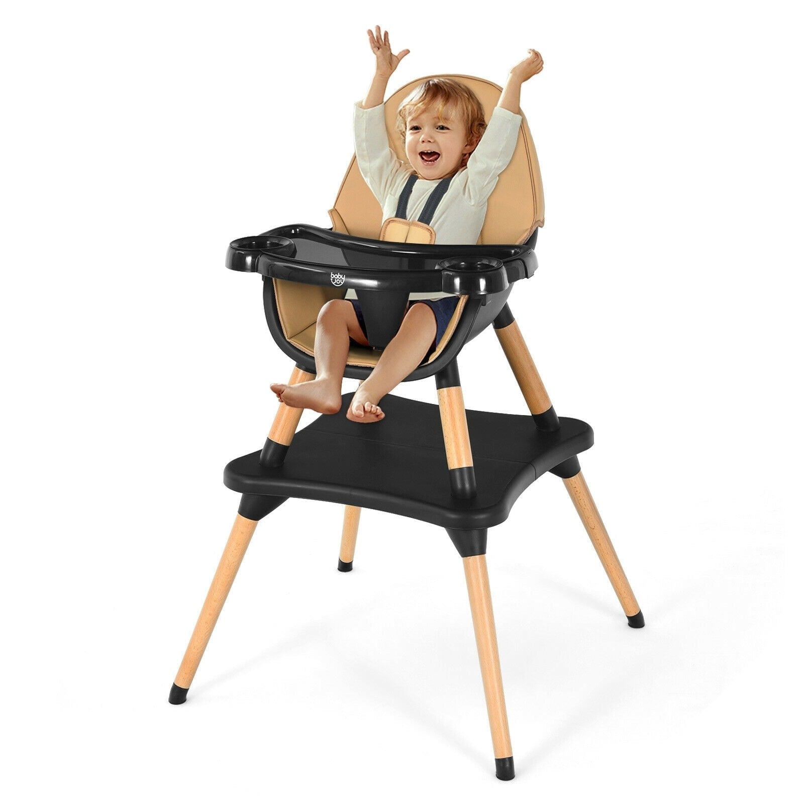 Babyjoy 5-in-1 High Chair - Coffee