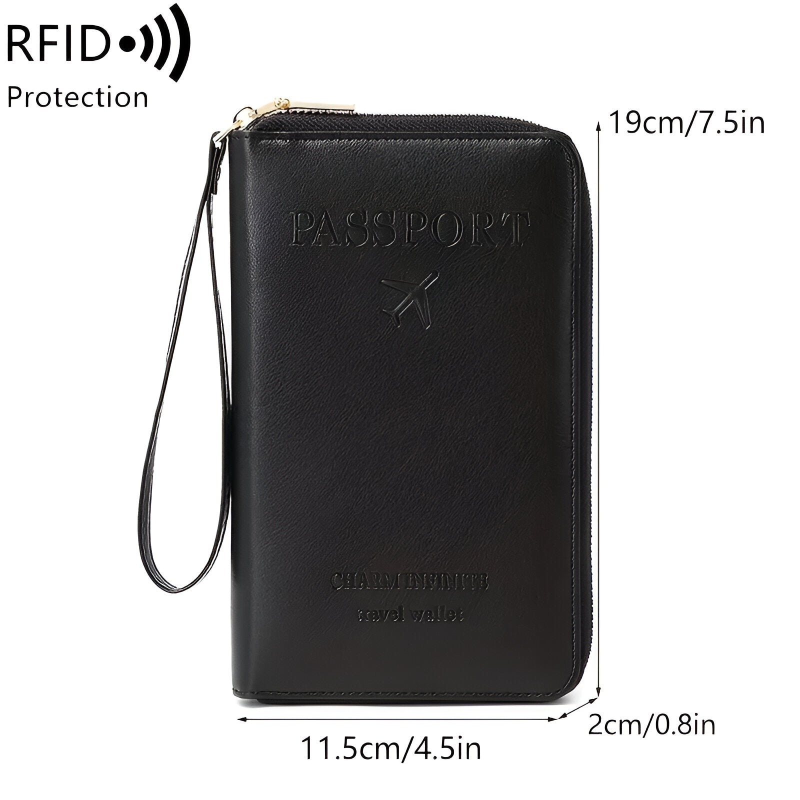 RFID Travel Passport Holder