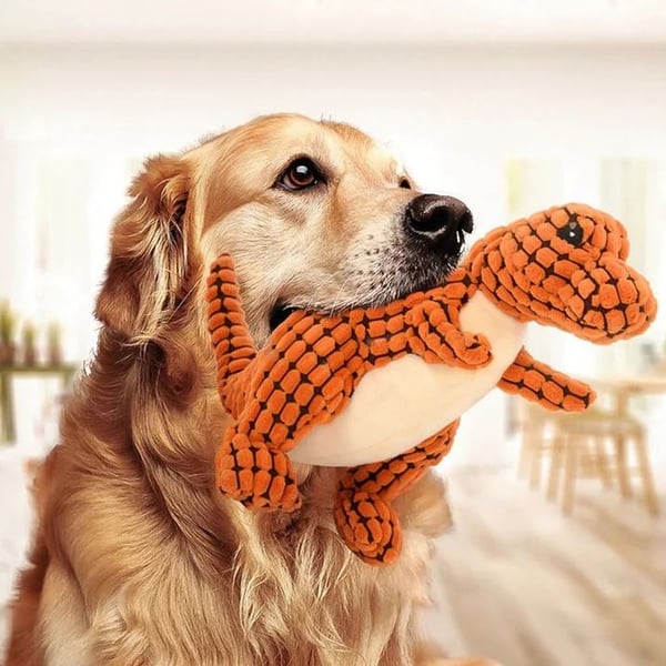 Robust Dino Dog Toy